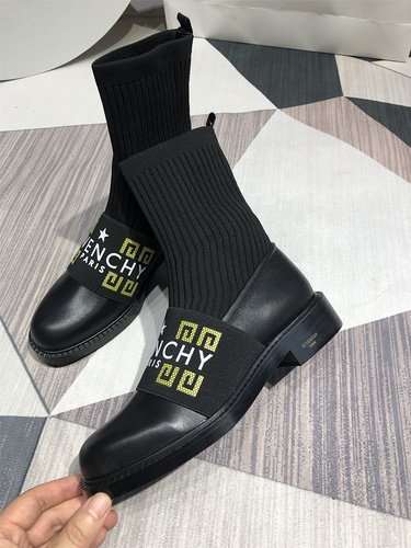 Givenchy_s most explosive brand LOGO wool boots_ the number of codes 35-41-9254ab3c